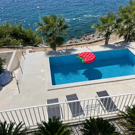Beachfront Leonardo With Pool Villa Trogir