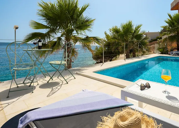 Beachfront Leonardo With Pool Villa Trogir