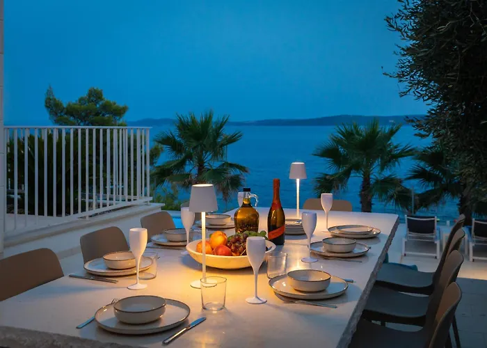 Beachfront Leonardo With Pool Villa Trogir